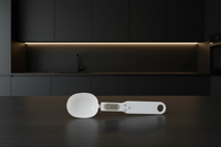 White Spoon Scale Angled